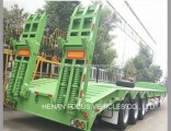 Heavy Duty Lowbed Lowboy Truck Semi Trailer with Factory Price