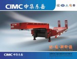 Cimc Best Selling Lowboy Low Bed Semi Trailer Used for Excavator