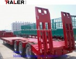China 60 Ton Tri-Axle Heavy Duty Lowboy Trailer Low Bed Semi Trailer