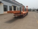 3axles Excavator Transport Gooseneck Lowboy Low Bed Lowbed Semi Trailer with ISO9001/CCC Certificate