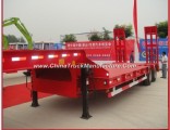 30 Tons Lowbed Lowboy Semi Trailer for Heavy Machinery Transportation