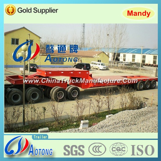100t-200t Lowbed Semi Trailer/Lowboy Truck Trailer with Dolly (LAT9920TDP)