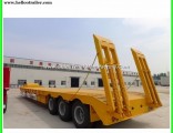 60 Ton 40FT 3 Axle Low Bed Lowboy Trailer