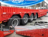 100 Tons 4 Axles Lowboy Semi Trailer for Machine Transport