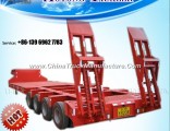 ISO CCC Approved 50-60tons Tri- Axle Lowboy Semi Trailer