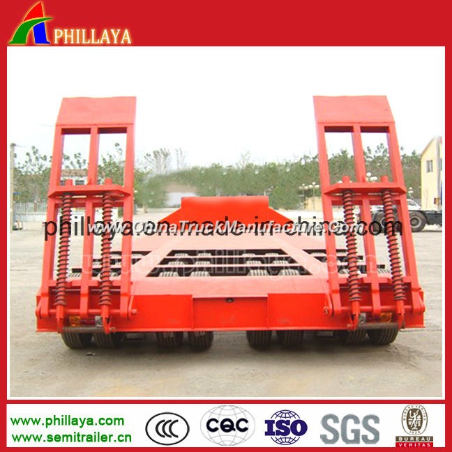 4 Line 8 Axles Lowbed Low Bed Lowboy Semi Trailer