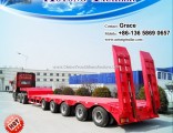 Multi Axle Hydraulic Low Bed Trailer for Carrying Crane / Excavator / Tractor