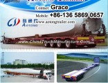China Factory 13m-16m Extendable Flatbed Wind Blade Lowbed Semi Trailer for Sale