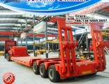 Original Widely Used Tyre Exposed 100t 3 Line 6 Axles Low Bed Semi Trailers for Sale