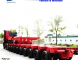 3 Axle 50-80t Low Bed Trailer Lowboy Semi Trailer Tractor Trailer