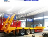 60t 3 Axle Low Bed Semi Trailer for Sale
