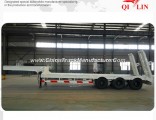 3 Axles Low Bed Semi Trailer for Construction Machinery Transportation