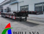 Air Suspension Four BPW Axles Low Bed Heavy Duty Trailer