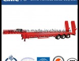 Cimc Low Bed Trailer with Hydraulic Ladder