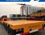 4 Axle Gooseneck Removable Front Loading Low Bed Trailer