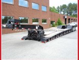 3 Axles 13m Length 50 Tons Low Bed Semi Trailer with Detached Gooseneck