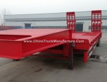 100 120 150 Tons Detachable Gooseneck Low Bed Semi Trailer for Machine Transport