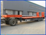 Transport Heavy Machine Excavator Lowbed Gooseneck Trailer for Construction Industry