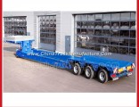Equipment Transport Detachable Gooseneck Front Loading Lowbed Hydraulic Semi Trailers