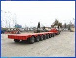 8 Steering Axle Lowbed Trailer with Gooseneck for Sale