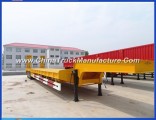 3 Axle 60 Ton Lowbed Semi Trailer in Africa