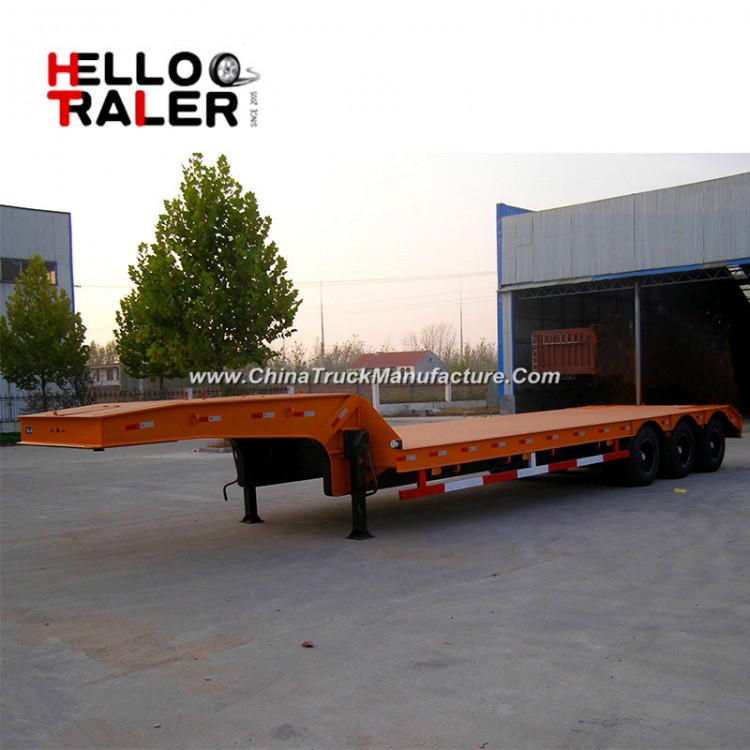 60 Ton Payload Low Bed Semi Trailer
