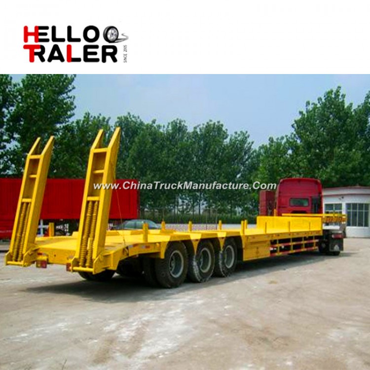 Cimc Manufacture Low Bed Semi Trailer for Sale
