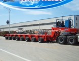 8 Line Self Propelled Modular Semi Trailer, 200 Tons Low Bed Trailer