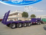 Competitive Price 3 Axles 80t Low Bed Semi Trailer