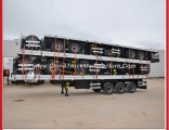 40 Feet Flat Bed Container Truck Cargo Cimc Semi Trailer