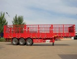 Flywheel 3 Axles Stake/Side Board/Fence/ Truck Semi Trailer for Cargo/Fruit/Livestock/Mineral
