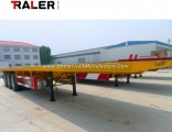 3 Axle Flatbed Container Utility Cargo Truck Semi Trailer for Cargo Transport