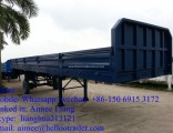 60 Ton Tri-Axle Heavy Duty Fenced Cargo Truck Semi Trailer
