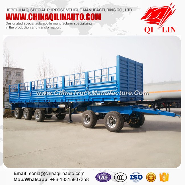 Manufacturer 70tons Load Stake Semi Truck Trailer