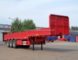 Side Wall Removable Container Cargo Transport Truck Semi 40FT Flatbed Trailer