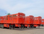 Flywheel Carbon Steel 3 Axles Stake/Side Board/Fence/ Truck Semi Trailer for Cargo/Fruit/Livestock/M