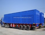 Hot Sale Carbon Steel 3 Axles Van/Box Truck Semi Trailer for Cargo Transport