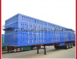 3 Axle Cargo Transporting Tri-Axle Aluminum Box Body Truck Semi Trailer