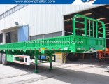 3 Axle High-Strength Steel Side Board/Side Wall/Cargo Transport Semi-Trailer