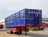30-80t Fence Type Stake Semi Trailer for Bulk Cargo Transport