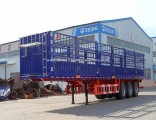 Carbon Steel Fence/Stake Semi Trailer for Bulk Cargo/Animal/Grain Transport