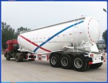 30-70ton 3axles V Shape Bulk Cement Powder Cargo Tanker Trailer