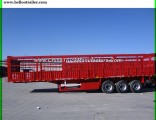 3 Axles 60 Ton Transport Fence Cargo Truck Trailer
