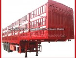 40-60ton Stake / Fence Cage Bulk Cargo Semi Trailer for Cow Livestock Transport