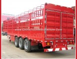 Chinese Manufacturer 3 Axle Cargo Fence Semi Trailer for Transport Livestock or Cargo