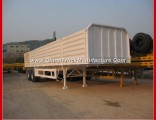 Double Axles 30 Tons - 45 Tons Bulk Cargo Transport Side Wall Semi Trailer for Sale