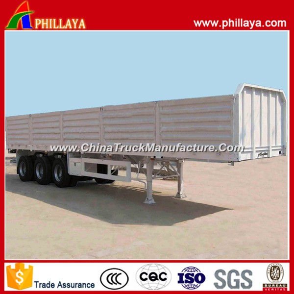 Low Price 3 Axles High Side Wall Open Semi Trailer for Transport Cargo