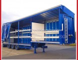 3 Axles Stepwise Semi Curtain Side Trailer for Bulk Cargo Transport