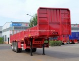 Carbon Steel 3 Axles 40-60 Tons Cargo Transport 3 Axles Side Wall Semi Trailer