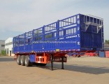 High Strength Carbon Steel Fence/Stake Semi Trailer for Bulk Cargo/Animal/Grain Transport
